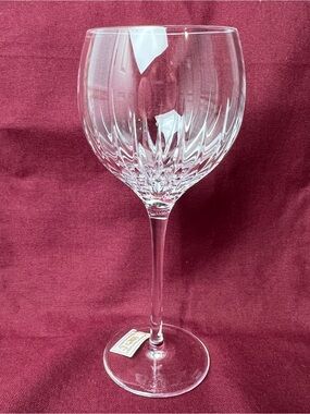 Reed and Barton Miller Rogaska Crystal Cut Wine Glass - Beautiful sound & weight